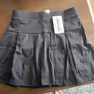 Gold Hinge black skirt